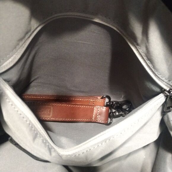 ARCH The Original Arch Bag Black Large Canvas & Leather Bag - Picture 10 of 15